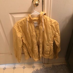 Forever 21 yellow front zip jacket